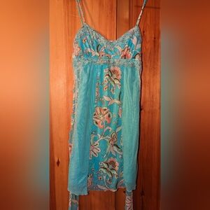 City Triangles Blue Floral Mini Dress